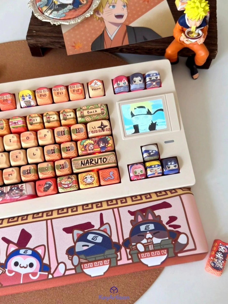 Naruto Chibi Anime Artisan Keycap Set - KeyArtisan