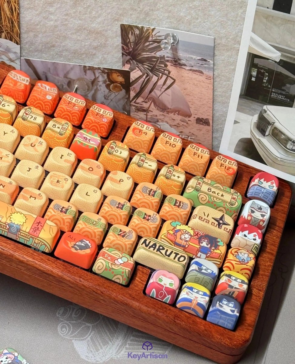 Naruto Chibi Anime Artisan Keycap Set - KeyArtisan