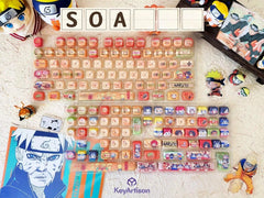 Naruto Chibi Anime Artisan Keycap Set - KeyArtisan