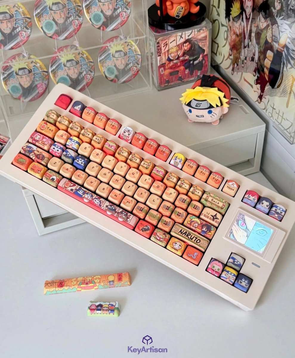 Naruto Chibi Anime Artisan Keycap Set - KeyArtisan