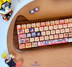 Naruto Chibi Anime Artisan Keycap Set - KeyArtisan