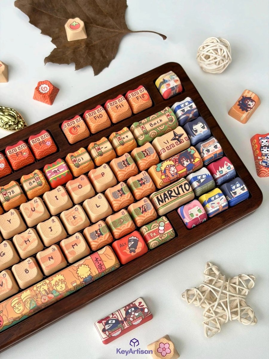 Naruto Chibi Anime Artisan Keycap Set - KeyArtisan