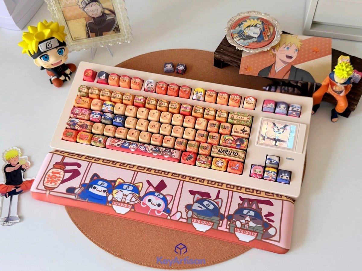 Naruto Chibi Anime Artisan Keycap Set - KeyArtisan
