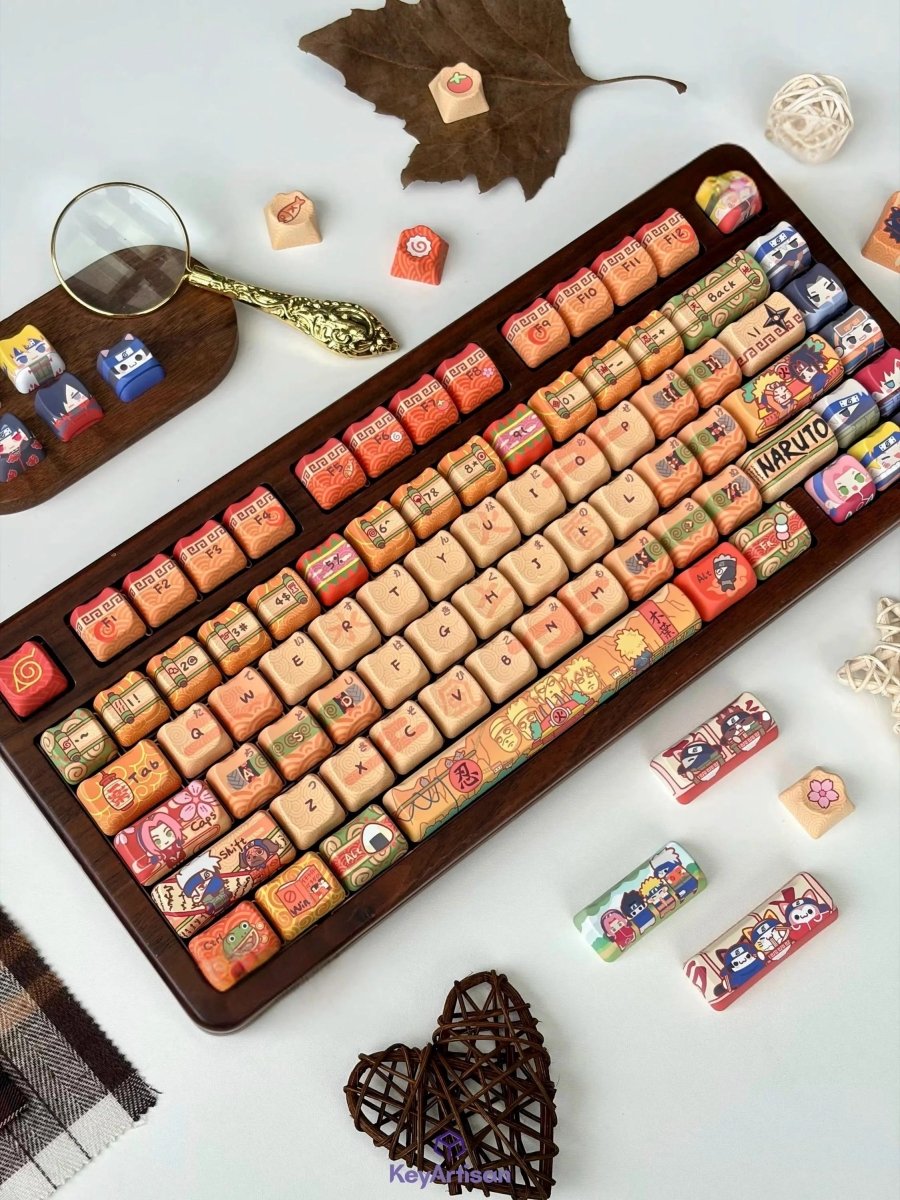 Naruto Chibi Anime Artisan Keycap Set - KeyArtisan
