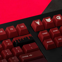 "New Blood" Artisan Red Gradient Keycap Set - KeyArtisan