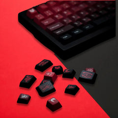 "New Blood" Artisan Red Gradient Keycap Set - KeyArtisan