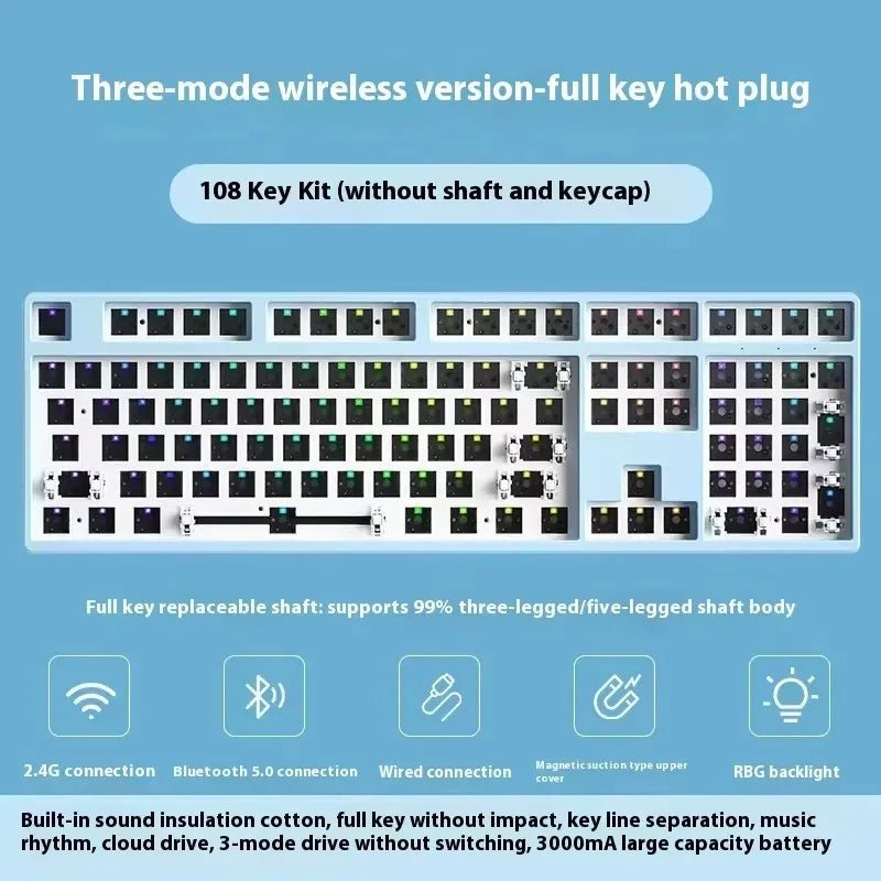 Noppoo F108 Barebones Mechanical Keyboard Kit - KeyArtisan