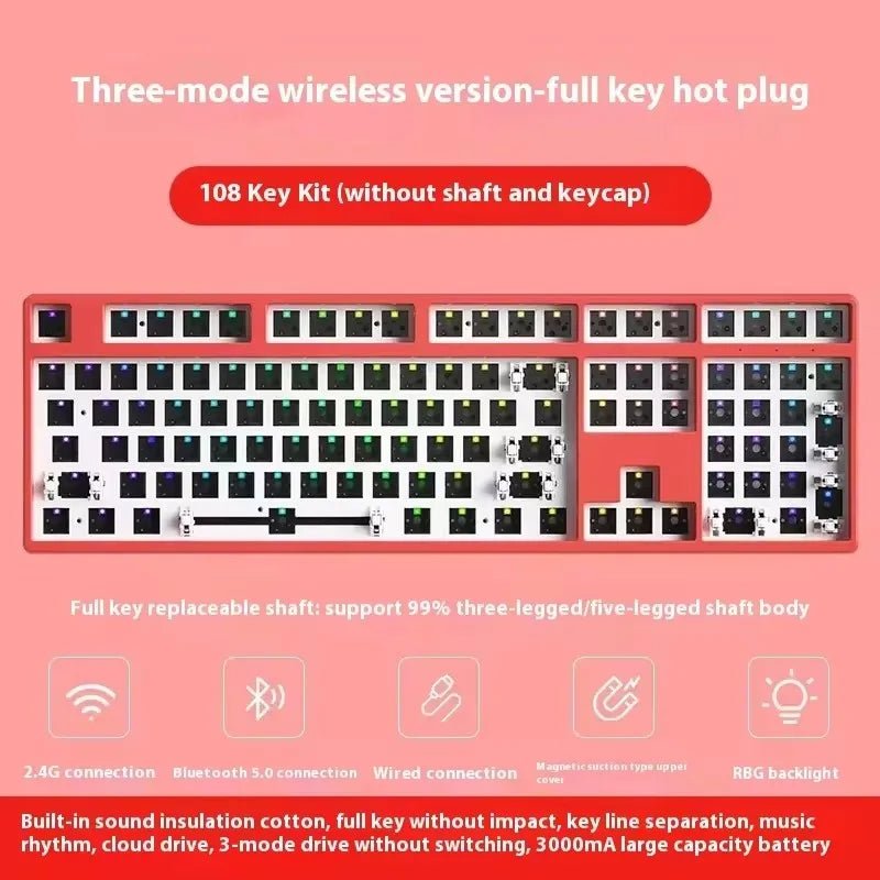 Noppoo F108 Barebones Mechanical Keyboard Kit - KeyArtisan