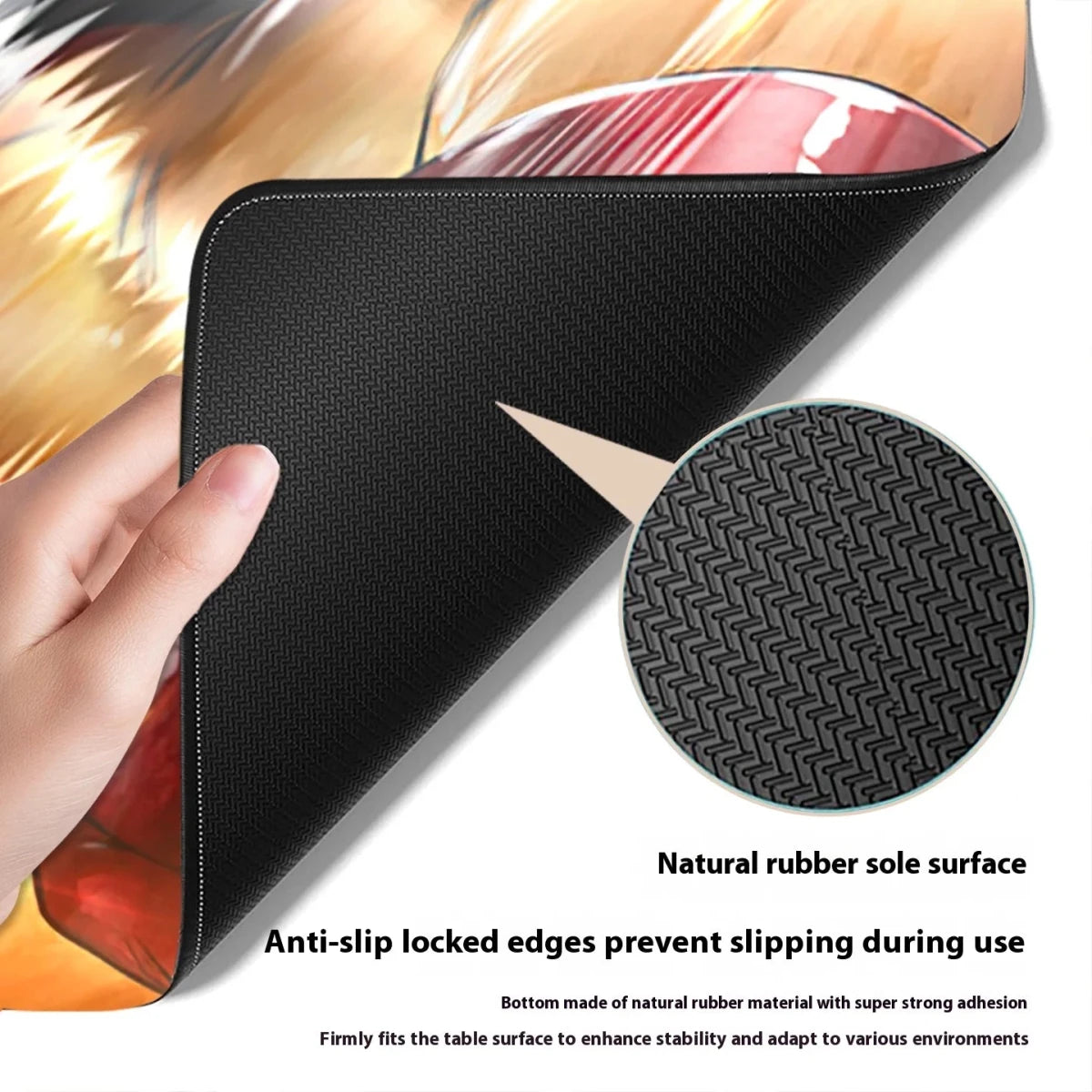 One Punch Man Theme Anime Deskmat - KeyArtisan® - KeyArtisan