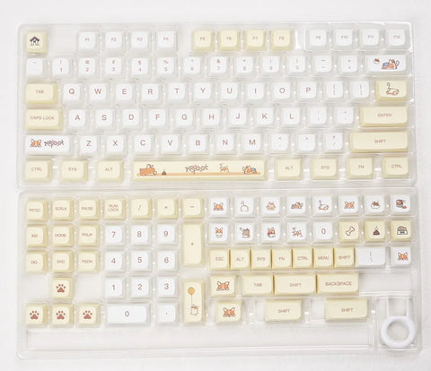 136-Key Corgi Dog XDA Keycap Set