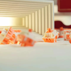 Orange Cat Linear Switch – Smooth Typing & Gaming Feel - KeyArtisan
