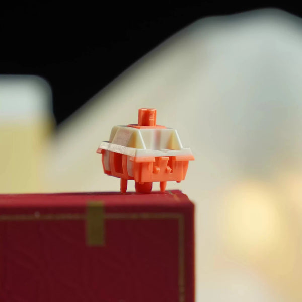 Orange Cat Linear Switch – Smooth Typing & Gaming Feel - KeyArtisan