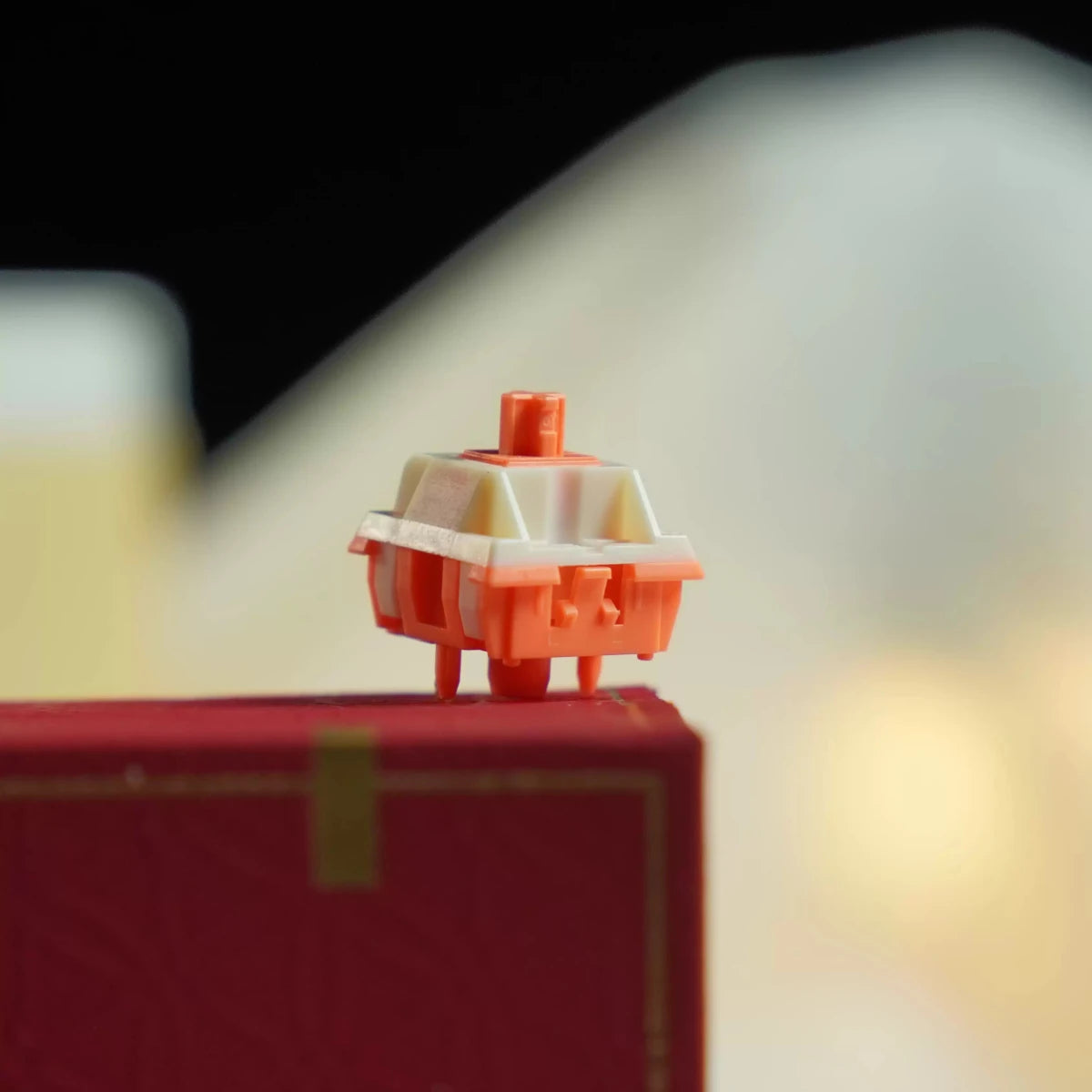 Orange Cat Linear Switch – Smooth Typing & Gaming Feel - KeyArtisan