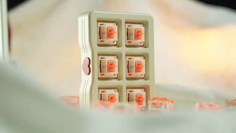 Orange Cat Linear Switch – Smooth Typing & Gaming Feel - KeyArtisan