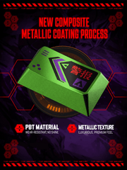 PIIFOX Eva Unit-01 Metallic Style Keycap Set - KeyArtisan