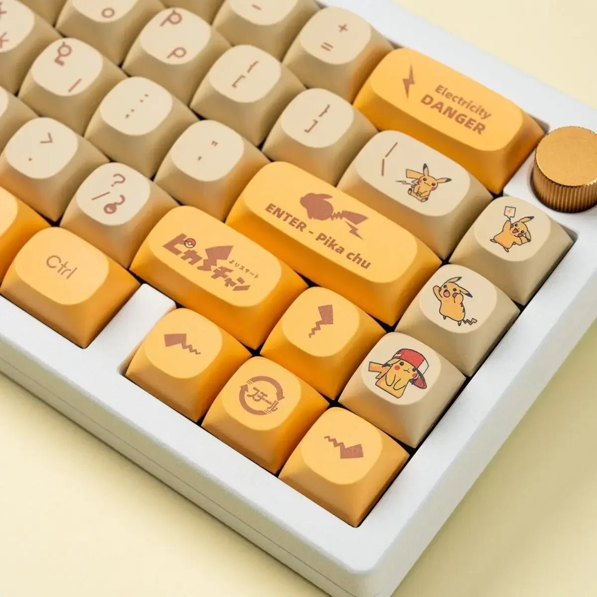 Pokemon Pikachu Theme Keycap Set - KeyArtisan