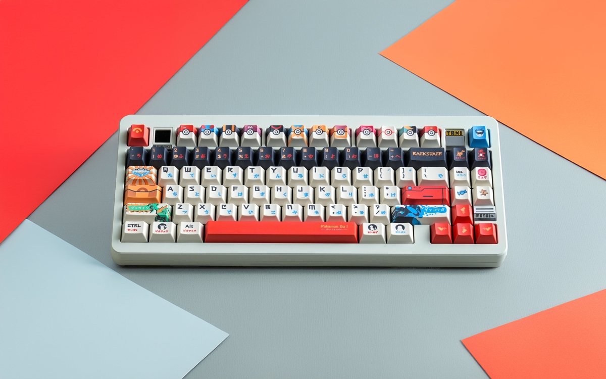 Pokemon Theme Japanese Anime Keycap Set - KeyArtisan