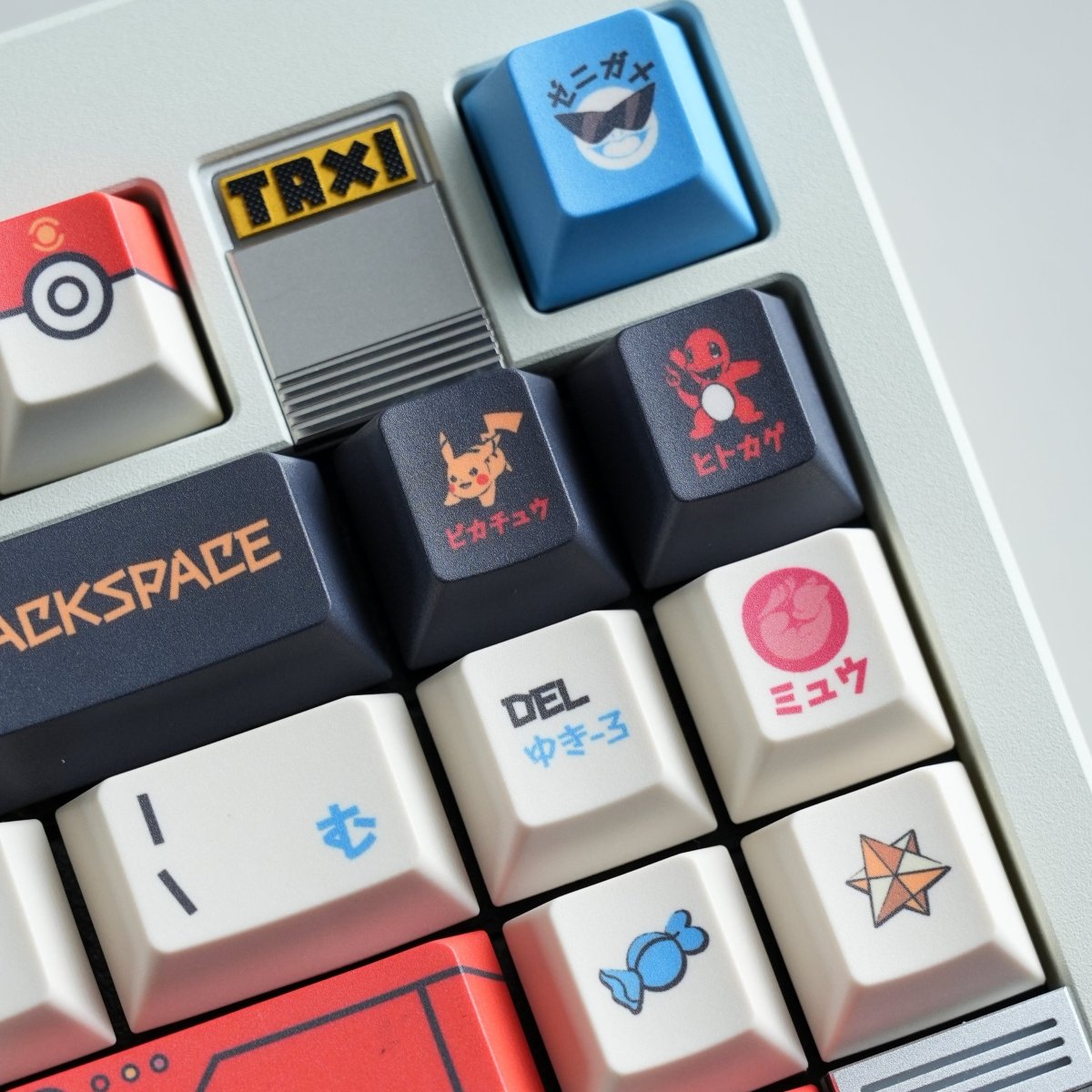 Pokemon Theme Japanese Anime Keycap Set - KeyArtisan