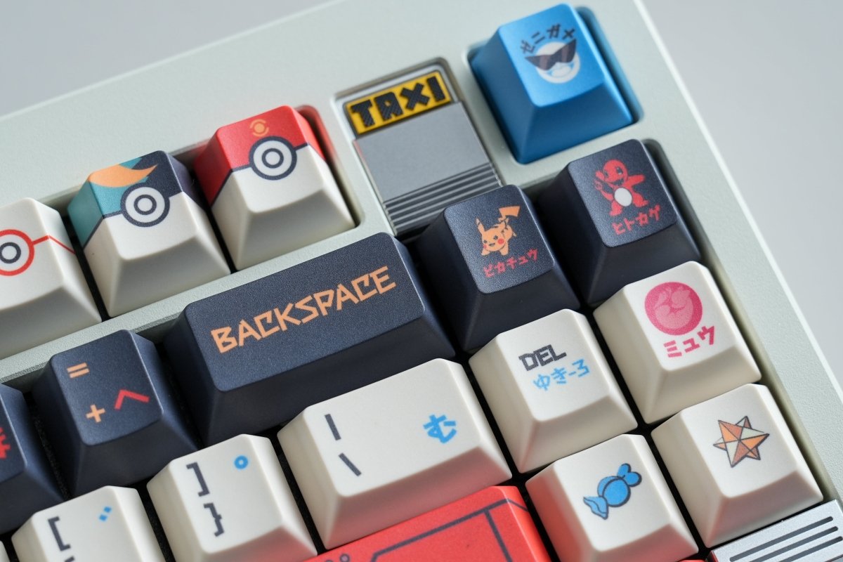 Pokemon Theme Japanese Anime Keycap Set - KeyArtisan