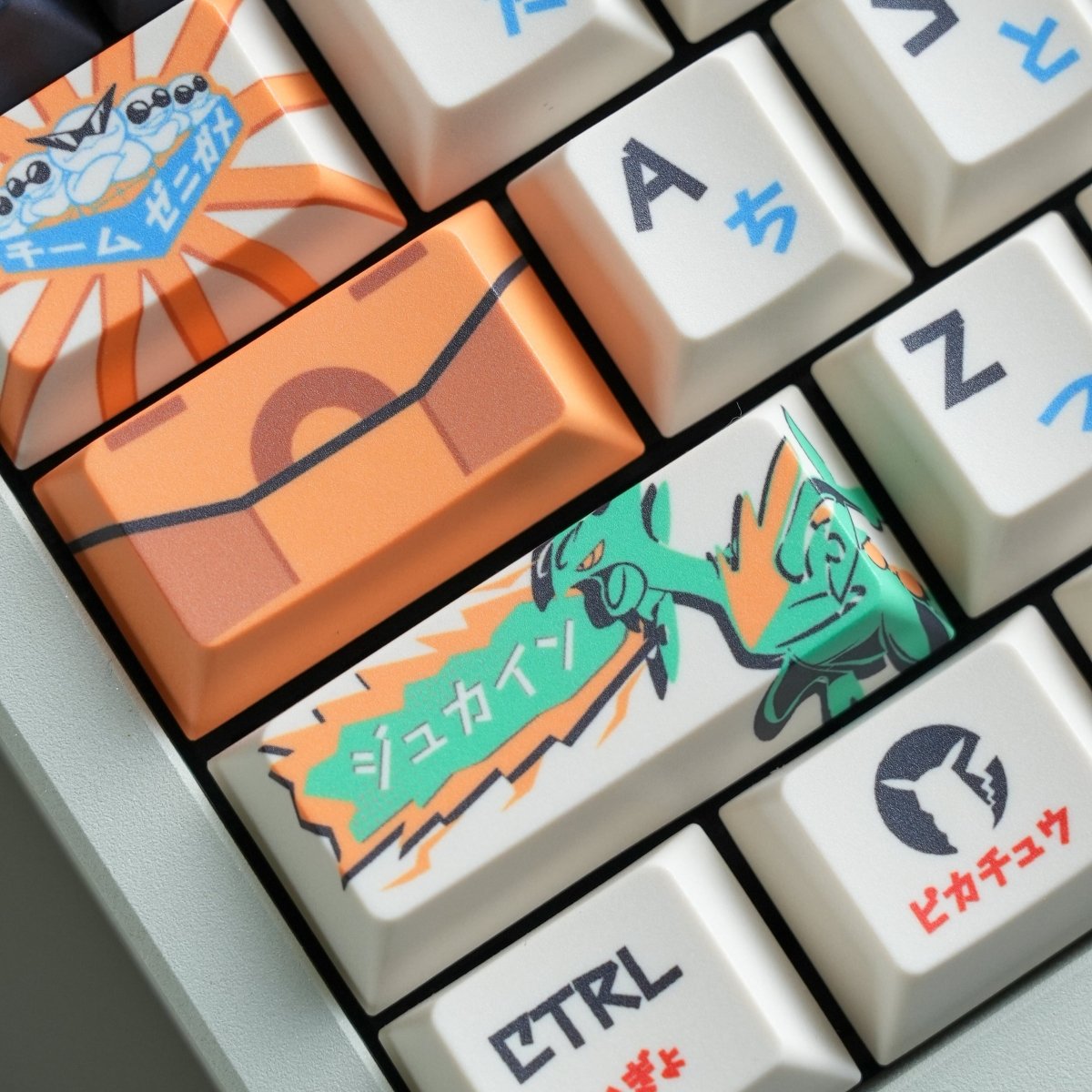Pokemon Theme Japanese Anime Keycap Set - KeyArtisan