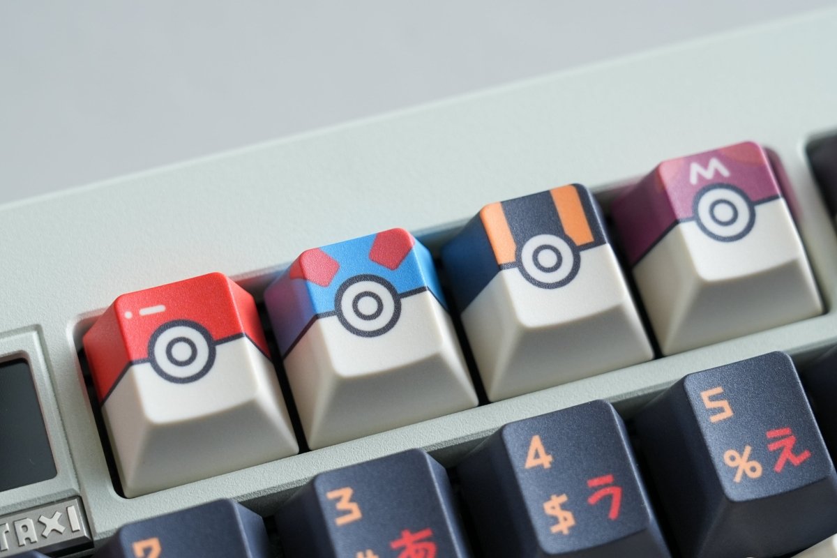 Pokemon Theme Japanese Anime Keycap Set - KeyArtisan