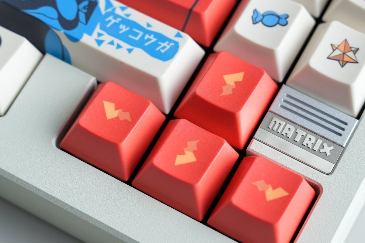 Pokemon Theme Japanese Anime Keycap Set - KeyArtisan