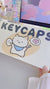 Cute Blue Spy X Family Anime Keycaps Set for Mechanical Keyboard, Anya Keycaps, Kawaii Keycaps, Artisan Keycaps, MOA/DMA Profile, 132/151pcs