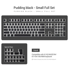 Pudding Backlit PBT OEM ISO Keycap Set - KeyArtisan
