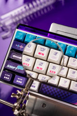 Purple Cool Gaming Theme PBT ISO Keycap Set - KeyArtisan