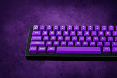Purple Semi - Transparent PBT Keycap Set - KeyArtisan