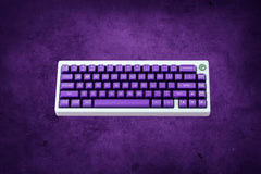 Purple Semi - Transparent PBT Keycap Set - KeyArtisan