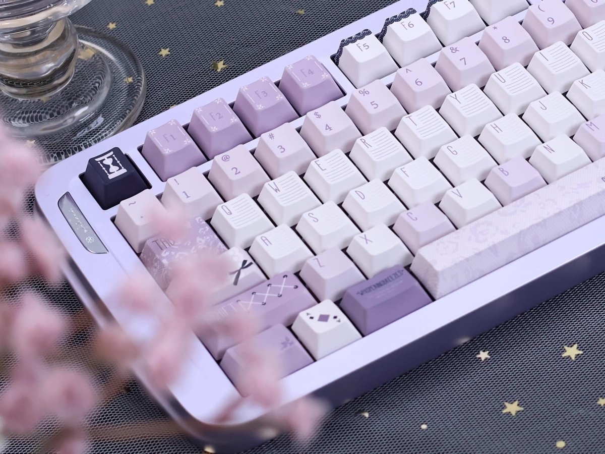 Purple Violet Theme Artisan Keycap Set – KeyArtisan
