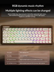 Reccazr R100 Walnut Wooden Mechanical Keyboard – Custom “Tofu” Style - KeyArtisan