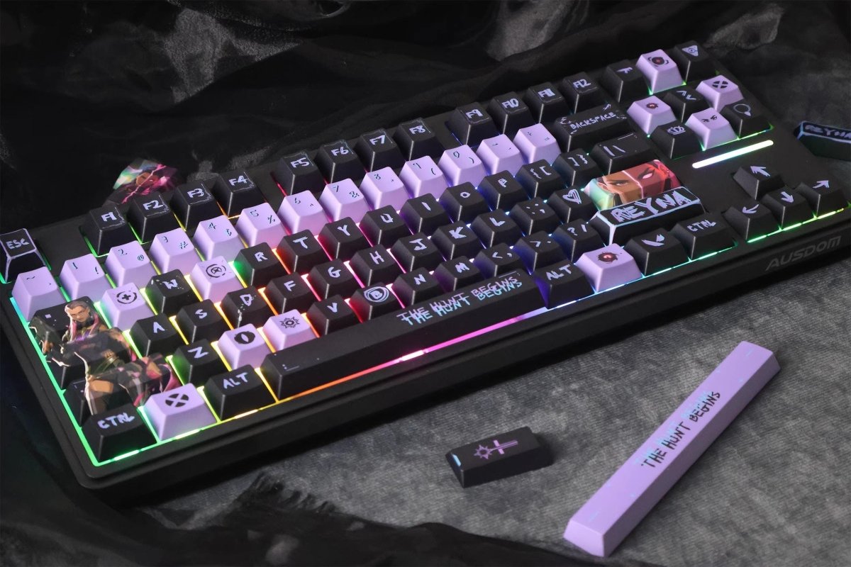 Reyna Valorant Theme Artisan Keycap Set - KeyArtisan