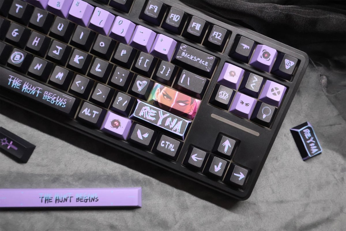 Reyna Valorant Theme Artisan Keycap Set - KeyArtisan