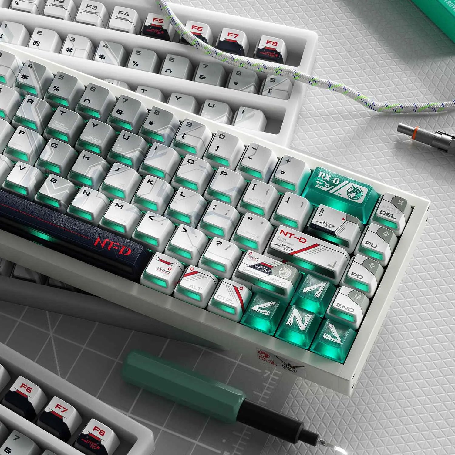 Mobile Suit Gundam: RX-0 Unicorn Gundam Keycap Set