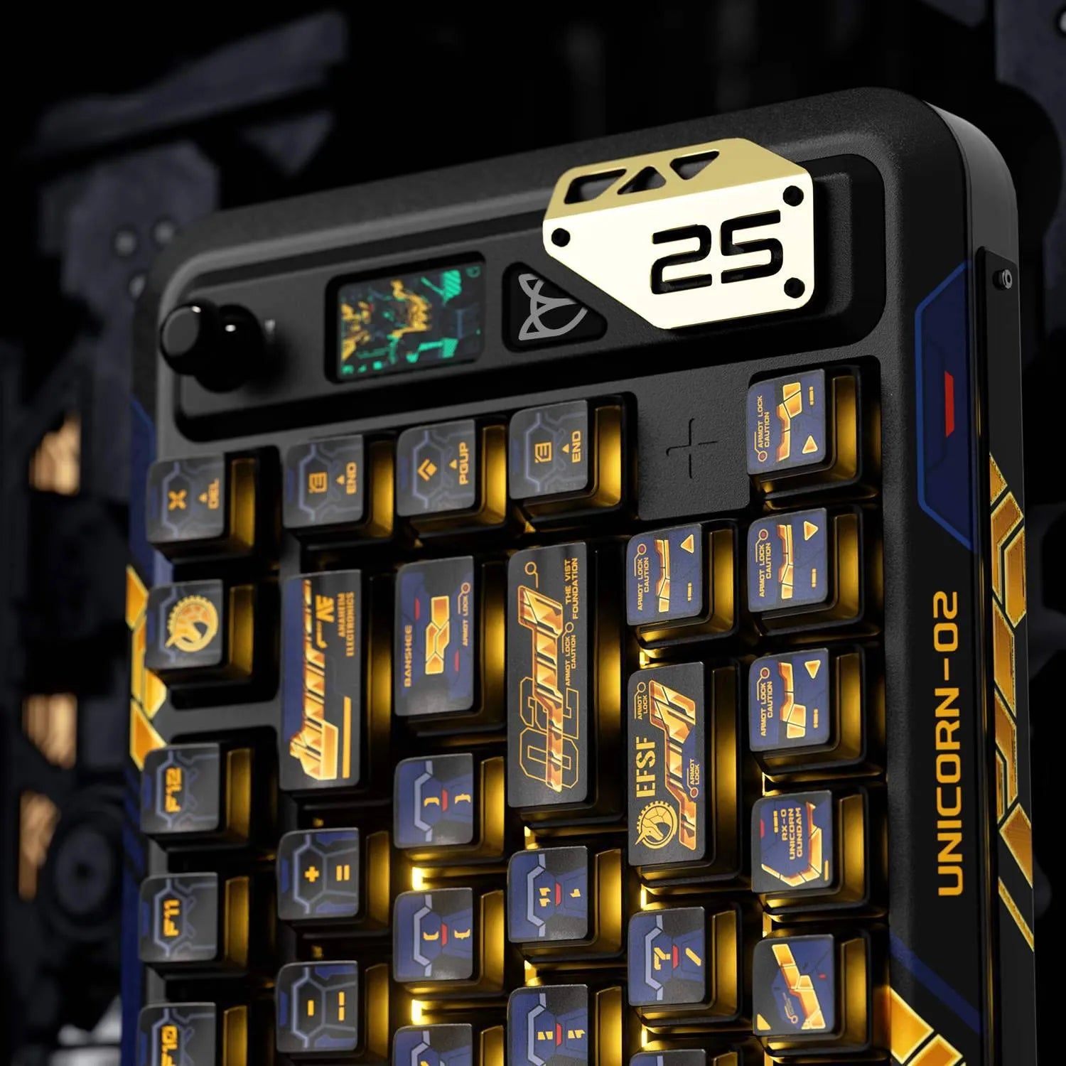 Mobile Suit Gundam: RX-0 Unicorn 02 Banshee OEM Keycap Set