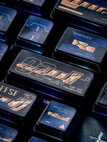 Mobile Suit Gundam: RX-0 Unicorn 02 Banshee OEM Keycap Set