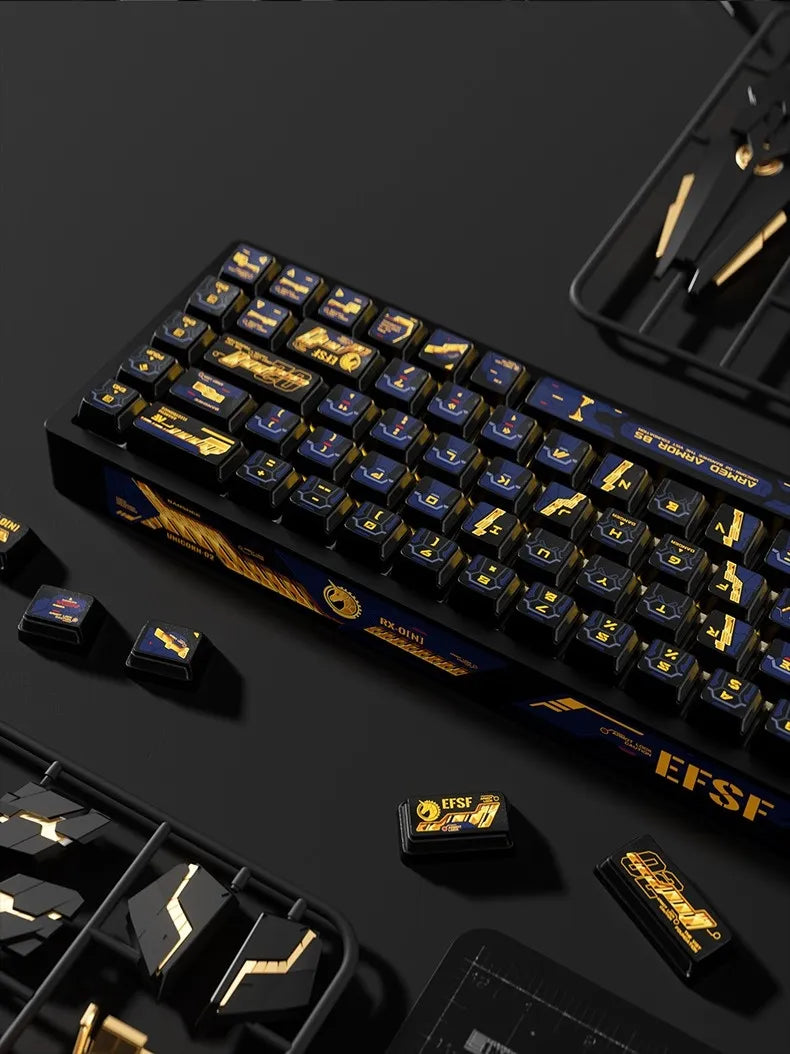 Mobile Suit Gundam: RX-0 Unicorn 02 Banshee OEM Keycap Set