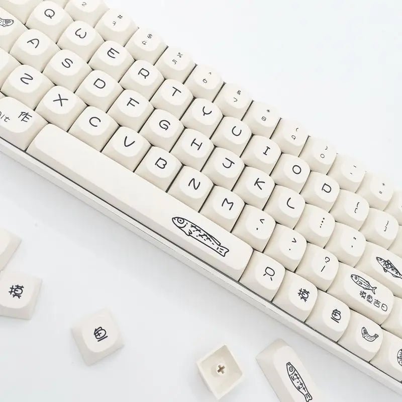 Simple Fish Theme PBT Keycap Set - KeyArtisan