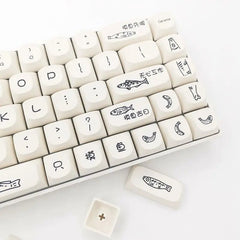 Simple Fish Theme PBT Keycap Set - KeyArtisan