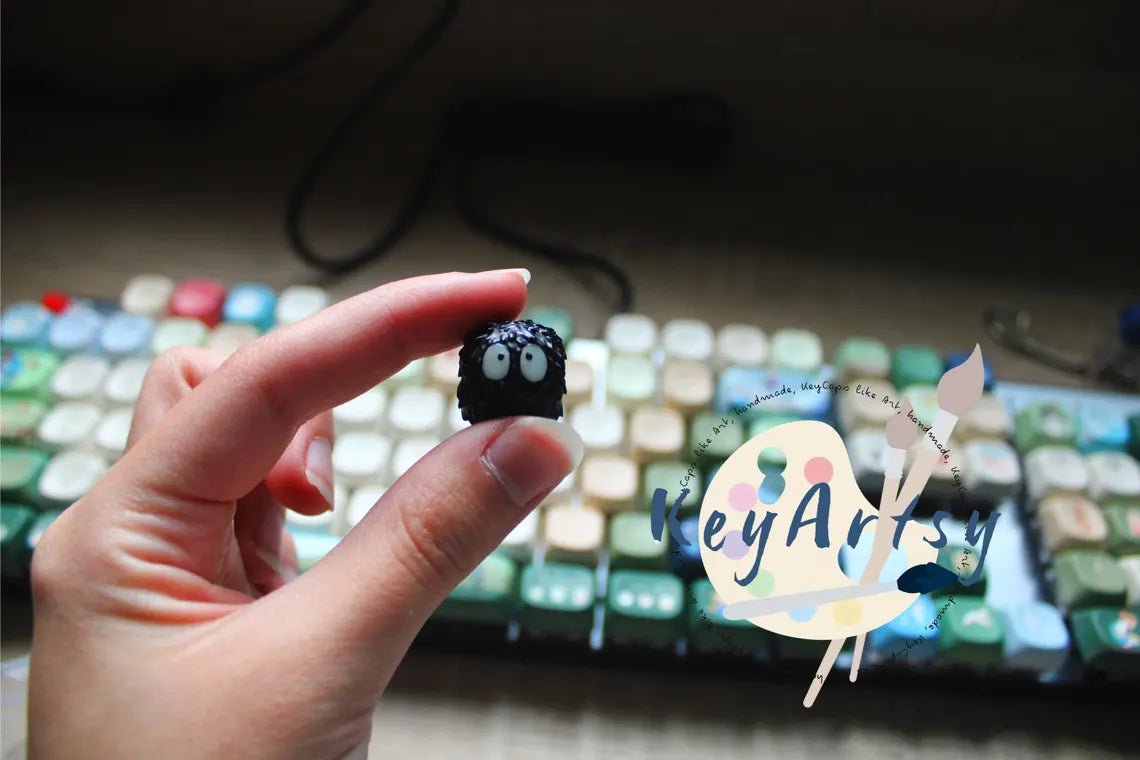 Soot Sprite Theme Resin Keycap - KeyArtisan
