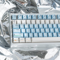Space Station - Themed Blue Artisan Keycap Set - KeyArtisan