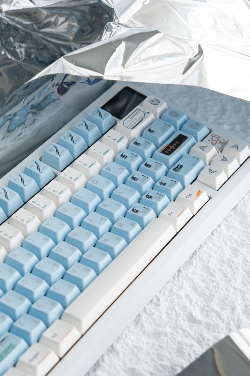 Space Station - Themed Blue Artisan Keycap Set - KeyArtisan