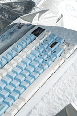 Space Station - Themed Blue Artisan Keycap Set - KeyArtisan