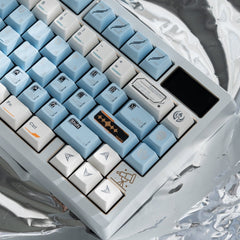 Space Station - Themed Blue Artisan Keycap Set - KeyArtisan