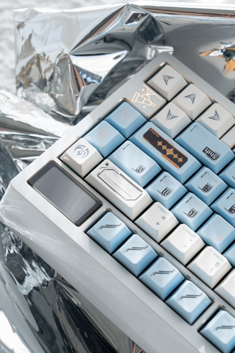 Space Station - Themed Blue Artisan Keycap Set - KeyArtisan