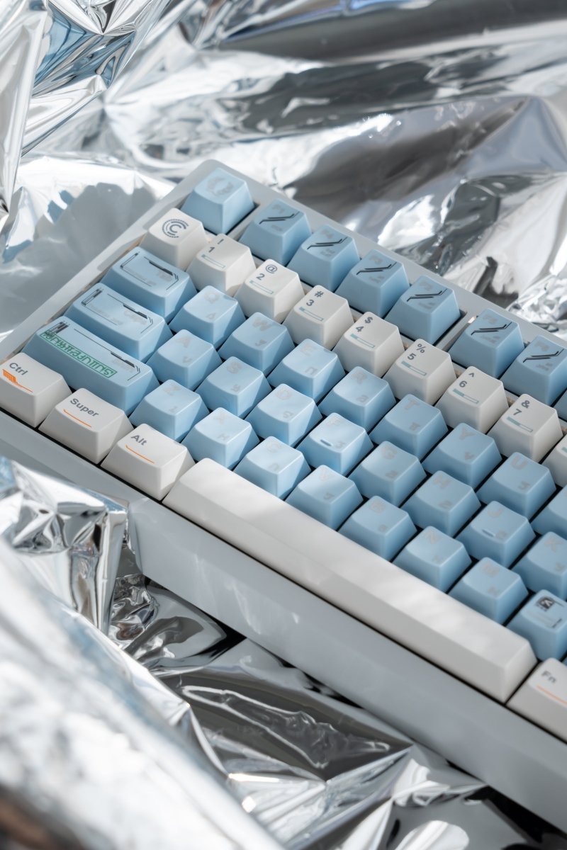 Space Station - Themed Blue Artisan Keycap Set - KeyArtisan