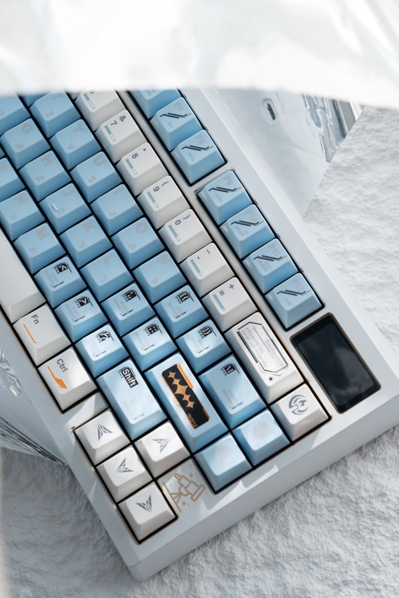 Space Station - Themed Blue Artisan Keycap Set - KeyArtisan
