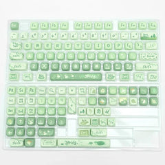 Spring Pastel Green Keycap Set - KeyArtisan® - KeyArtisan